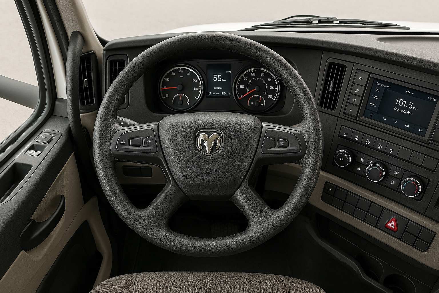 Prominent People - stuur vrachtwagen